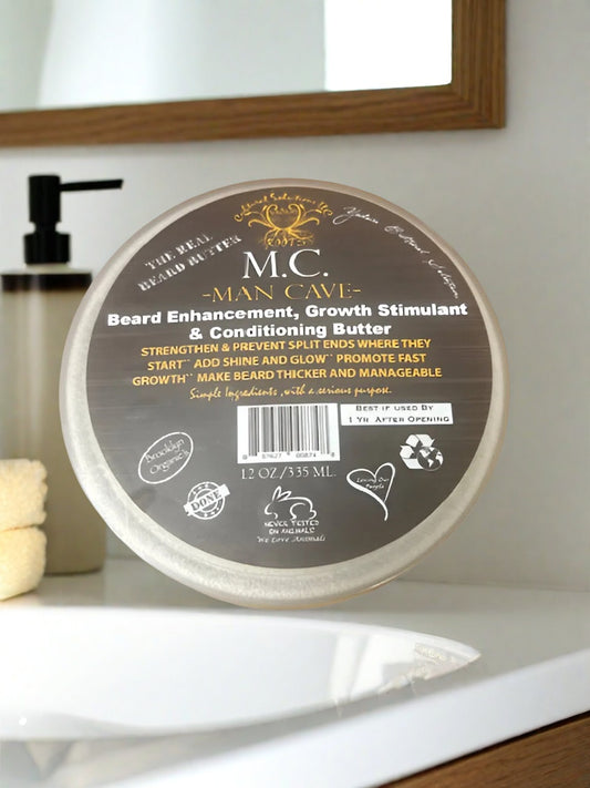 Hair Roots Men's Beard Growth Stimulant & Conditioning Butter