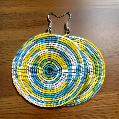 Large African Masai Earrings - Premium Jewelry from MAGOS - Just $12! Shop this and more Jewelry now 