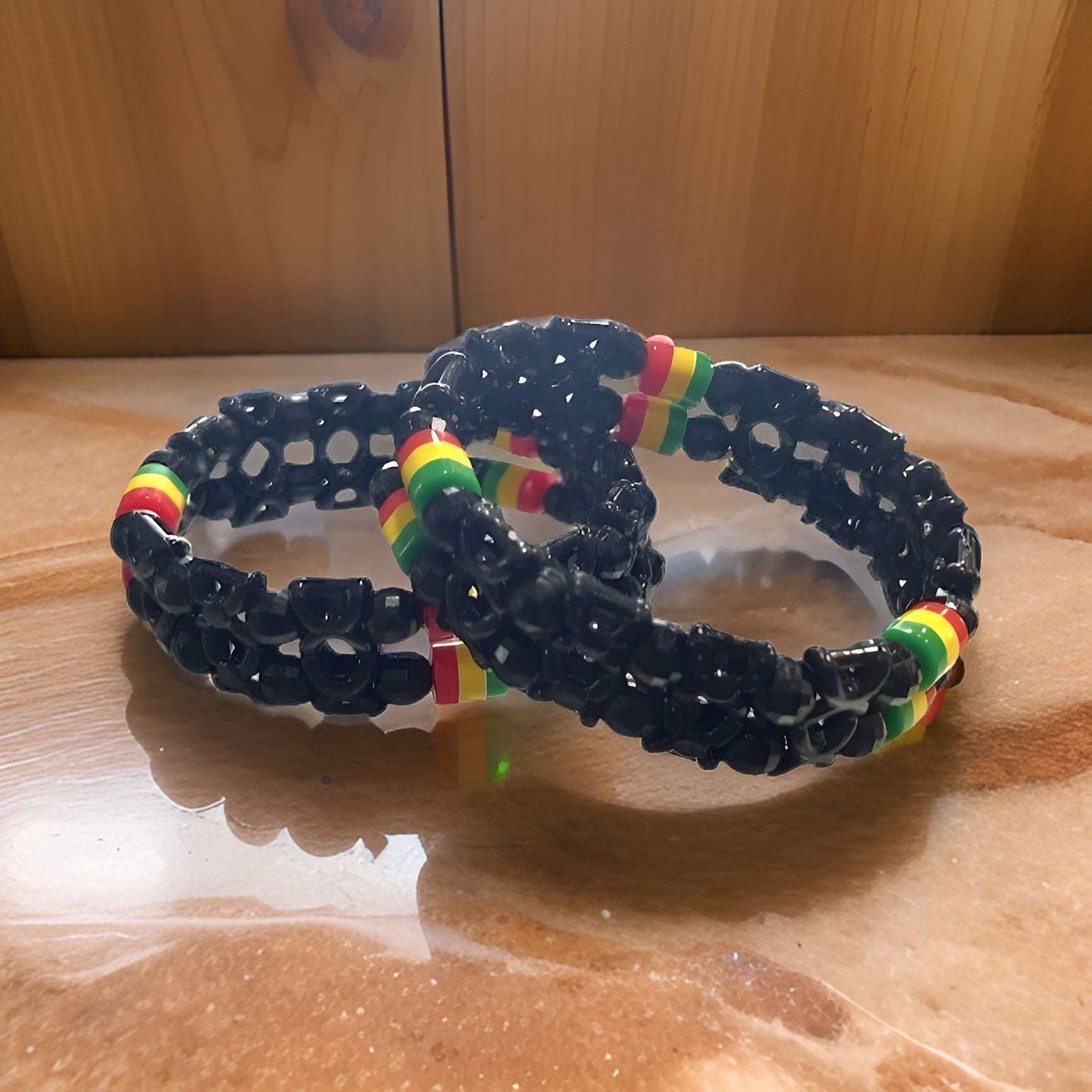 Men's African Style Rasta Beaded Bracelets - Premium Jewelry from MAGOS - Just $4.99! Shop this and more Jewelry now 