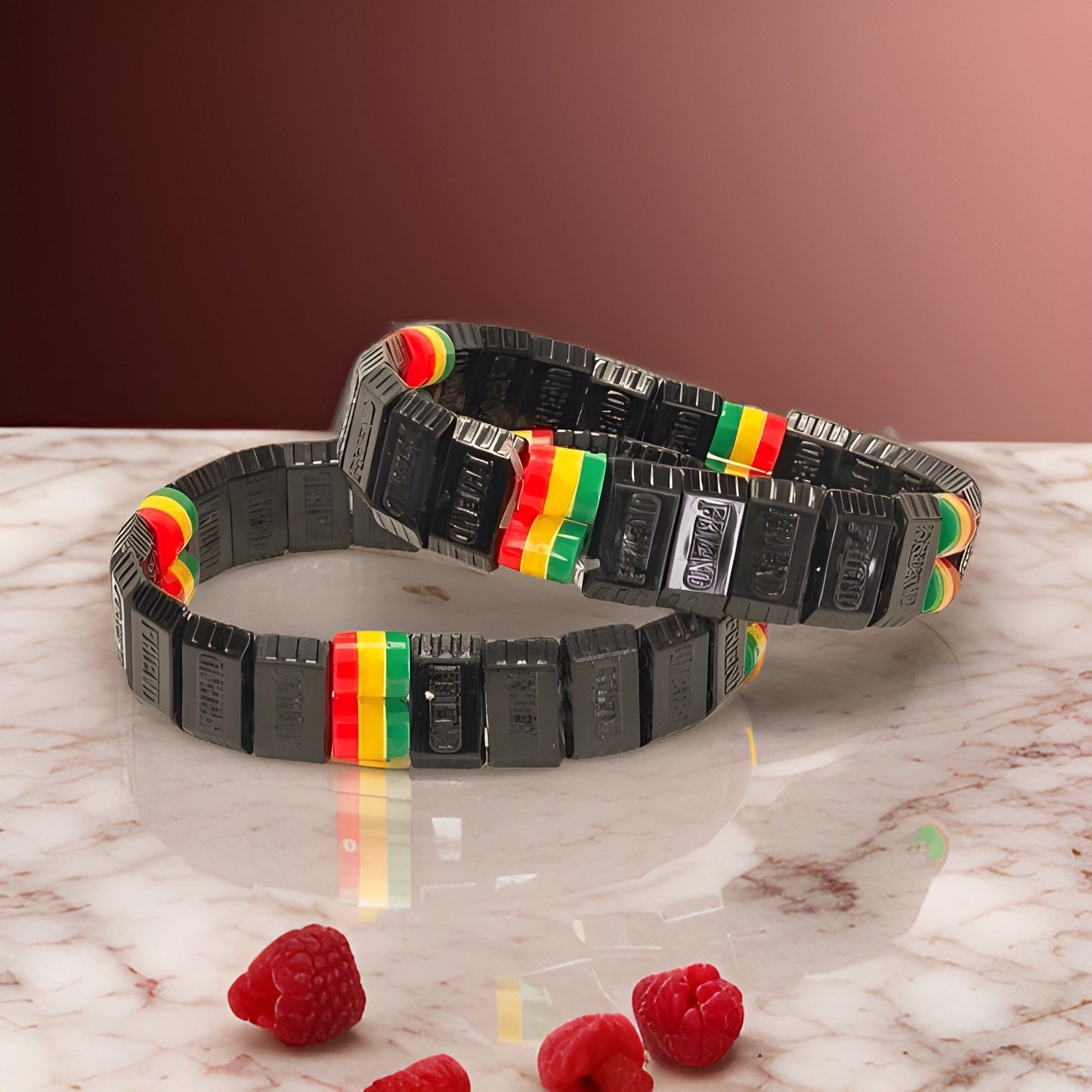 Men's African Style Rasta Beaded Bracelets - Premium Jewelry from MAGOS - Just $4.99! Shop this and more Jewelry now 