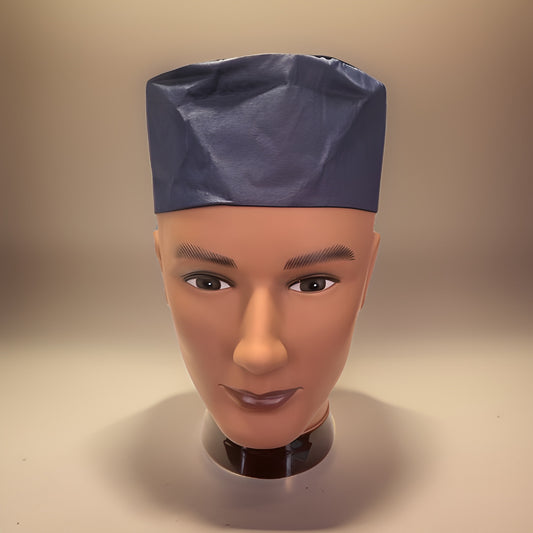 Men's Solid Color Navy Kufi Hat - Premium African Accessories from MAGOS - Just $16! Shop this and more African Accessories now 