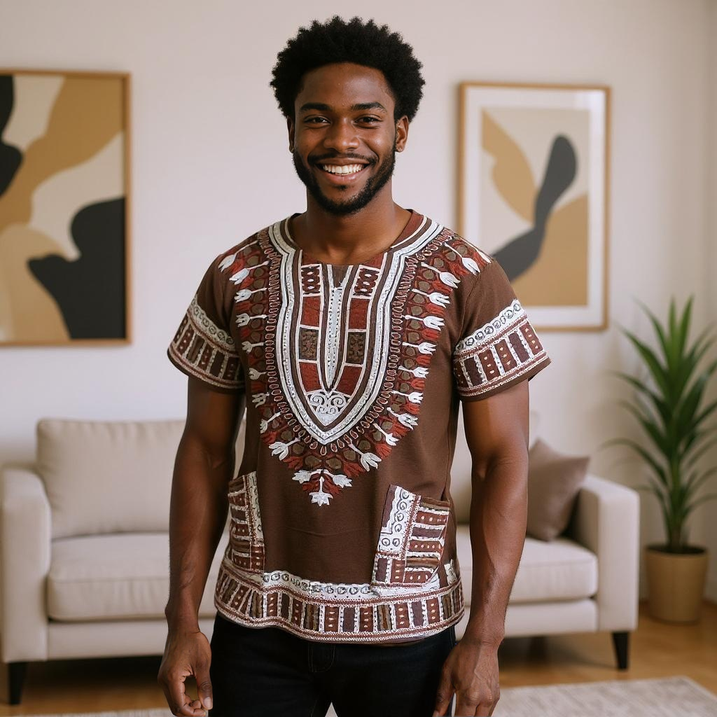 Traditional Unisex Dashiki Shirts (X-Small Sizes)