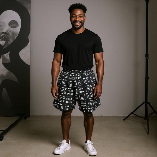 Men's African Print Shorts