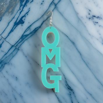 Unique OMG Letter Design Dangle Earrings - Premium Jewelry from MAGOS - Just $5.50! Shop this and more Jewelry now 