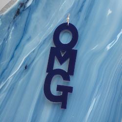 Unique OMG Letter Design Dangle Earrings - Premium Jewelry from MAGOS - Just $5.50! Shop this and more Jewelry now 