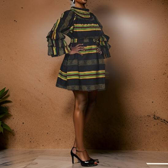 African Print Wrap Top - Premium African Apparel from MAGOS - Just $35! Shop this and more African Apparel now 