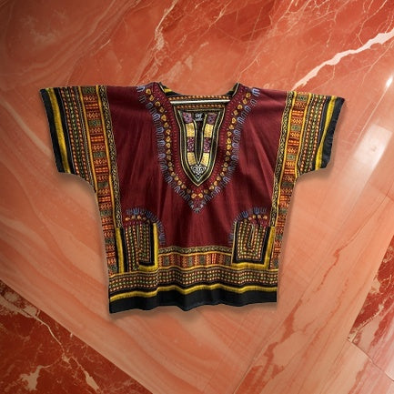 Traditional Print Unisex Dashiki Shirts (Plus Size) - Premium African Apparel from MAGOS - Just $23! Shop this and more African Apparel now 