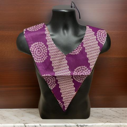 Unisex African Print Reversible Shoulder Collar (Print H) - MAGOS