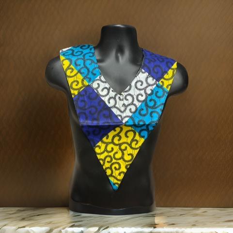 Unisex African Print Reversible Shoulder Collar (Print O) - MAGOS