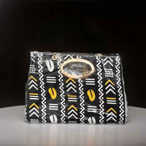 Women's African Print Maxi Skirt and Matching Bag - MAGOS