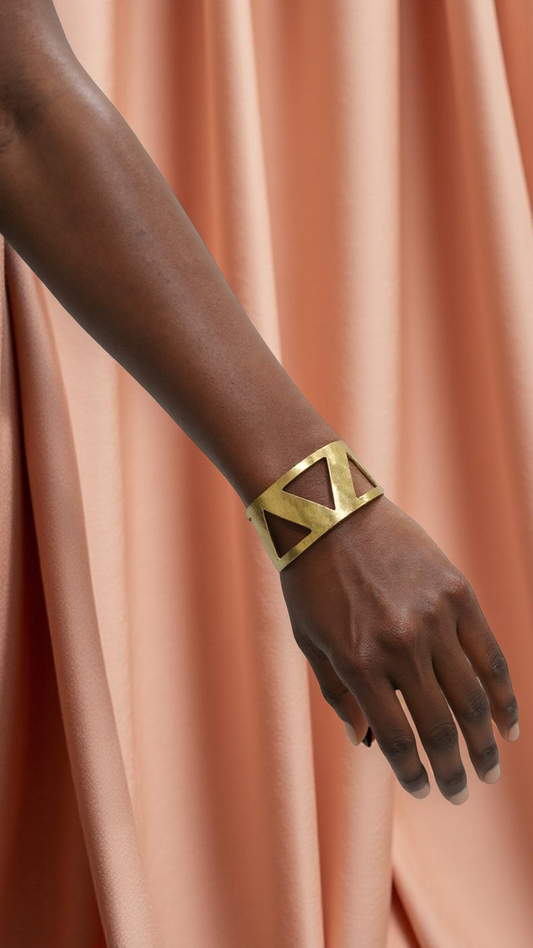 Gold Triangular Design Bracelet