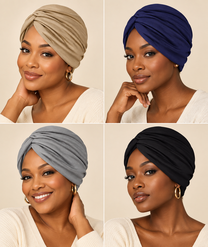 Women's Twist Front Turban Cap