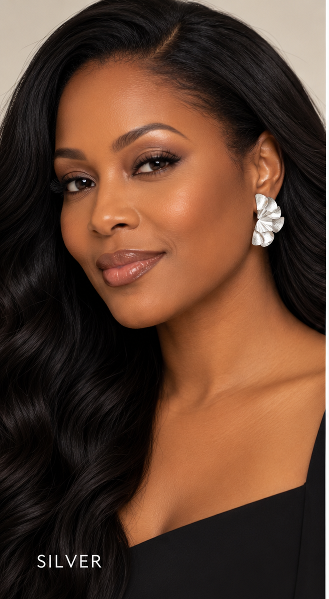 Gold & Silver Statement Earrings