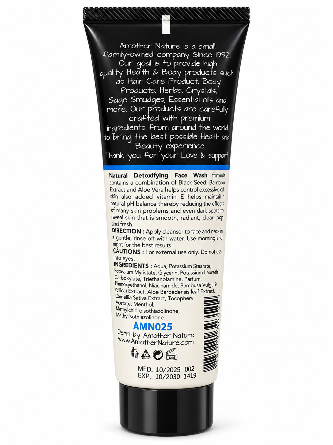 Natural Detoxifying Face Wash