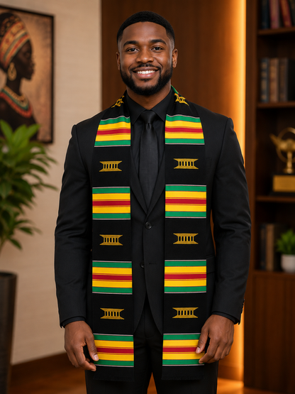 Men's African Print Stoles