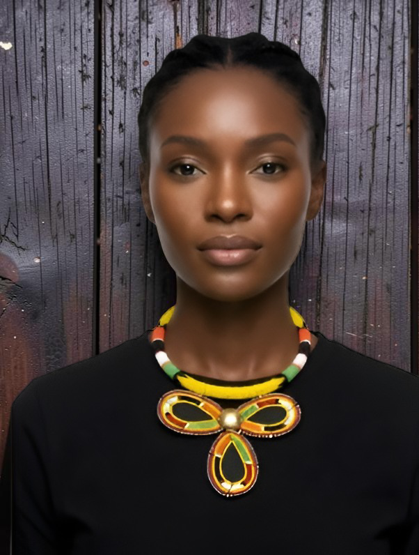 Made in Kenya Handcrafted Beaded Pendant Necklace