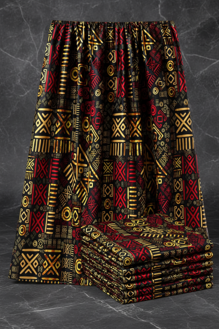 African Print Ankara Fabric 6yrds (qa11)