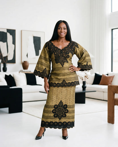 Women's Nigerian Lace Iro & Buba