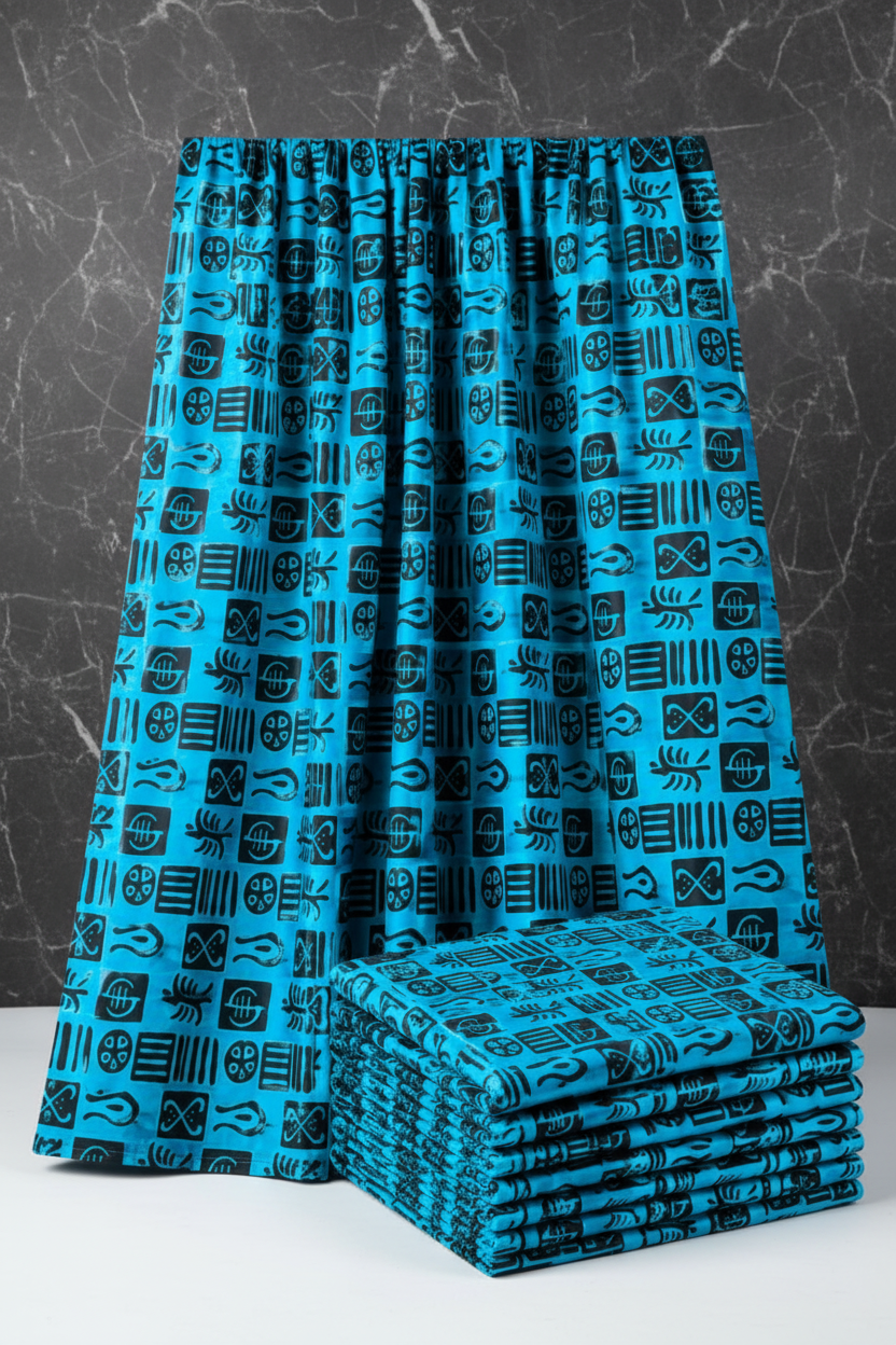 African Print Ankara Fabric 6yrds (qa8)