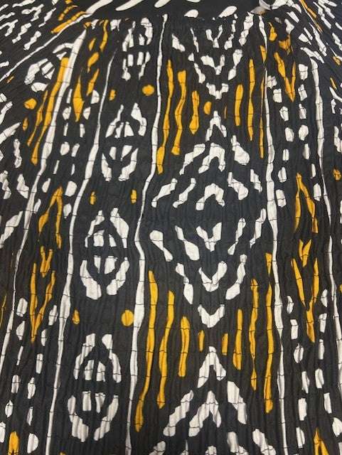 African Print Mid Length Dress