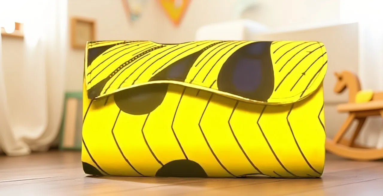 Vibrant African Print Clutch Bag