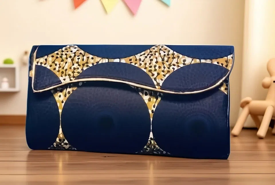 Vibrant African Print Clutch Bag