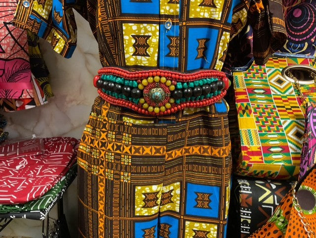 Handcrafted African Beaded Belt
