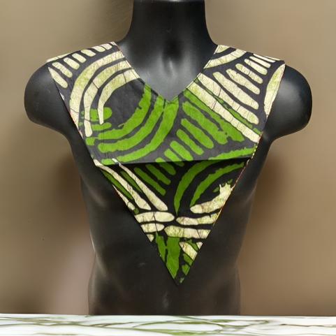 Unisex African Print Reversible Shoulder Collar (Print F)