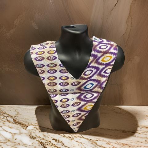 Unisex African Print Reversible Shoulder Collar (Print C)