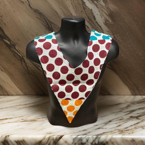 Unisex African Print Reversible Shoulder Collar (Print B)
