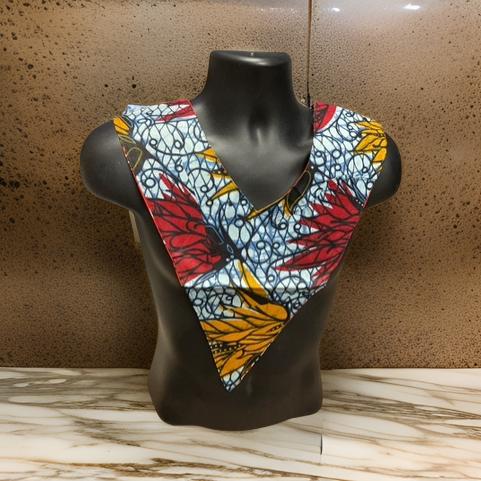 Unisex African Print Reversible Shoulder Collar (Print L)