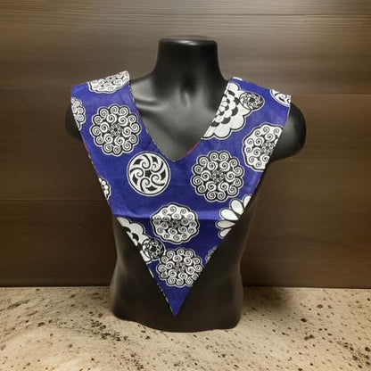 Unisex African Print Reversible Shoulder Collar (Print K)