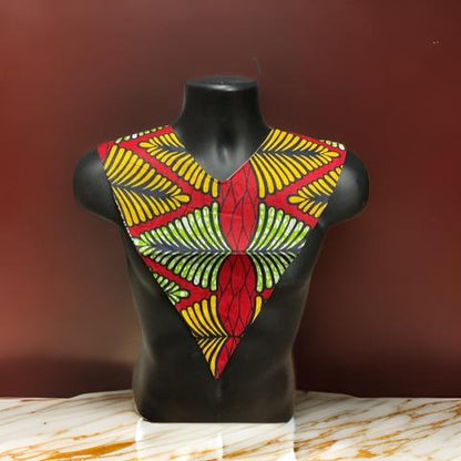 Unisex African Print Reversible Shoulder Collar (Print K)