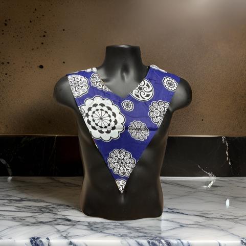 Unisex African Print Reversible Shoulder Collar (Print K)