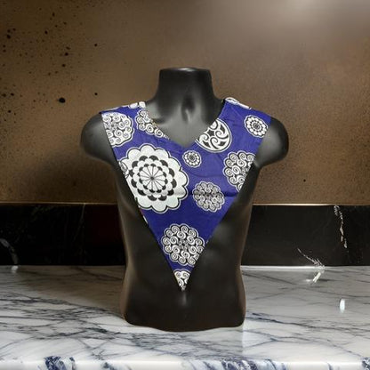Unisex African Print Reversible Shoulder Collar (Print K)
