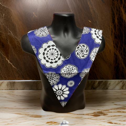 Unisex African Print Reversible Shoulder Collar (Print N)
