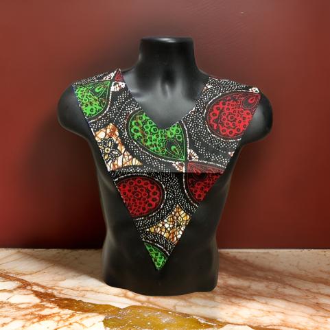 Unisex African Print Reversible Shoulder Collar (Print N)