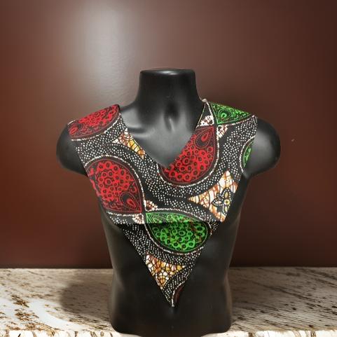 Unisex African Print Reversible Shoulder Collar (Print M)