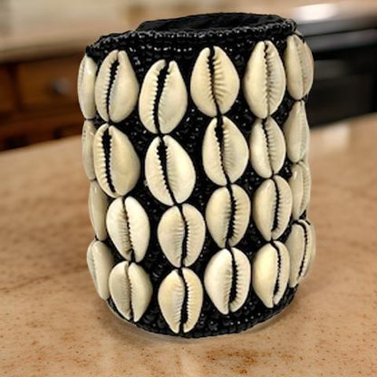 African Style Cowrie Shell Cuff Bracelet