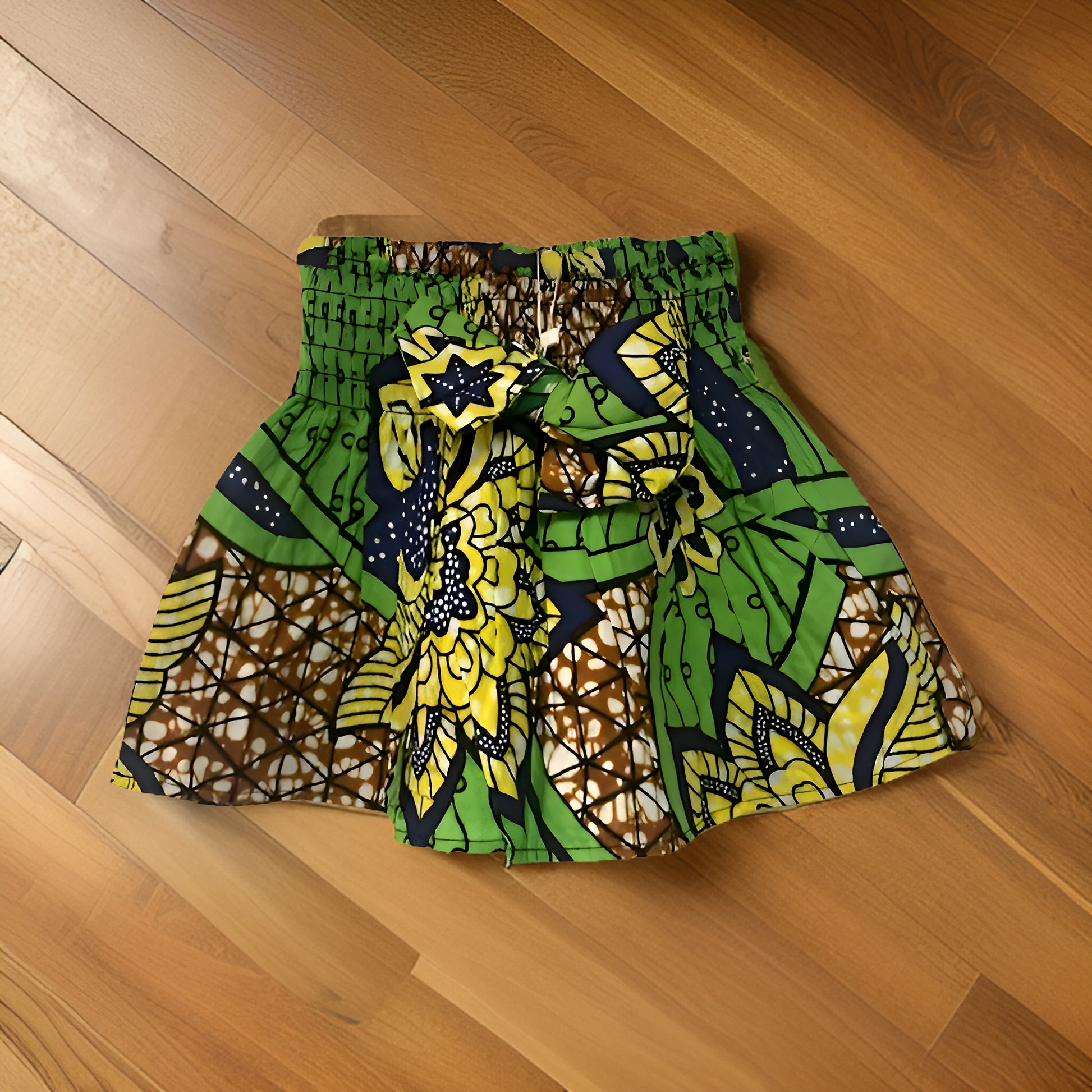 Ankara Print Skirt for Toddler Girls - Premium African Apparel from MAGOS - Just $15! Shop this and more African Apparel now 