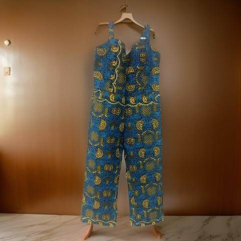 Made in Africa Ankara African Print Jumpsuit - Premium African Apparel from MAGOS - Just $40! Shop this and more African Apparel now 