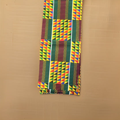Men's African Kente Print Scarf's - Premium African Accessories from MAGOS - Just $12! Shop this and more African Accessories now 
