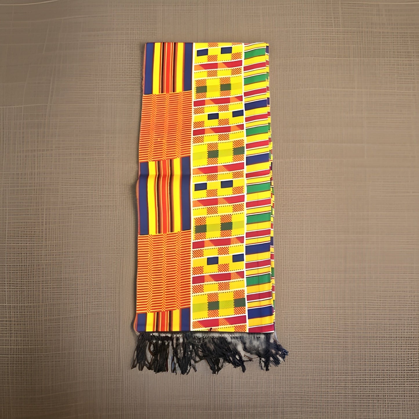 Men's African Kente Print Scarf's - Premium African Accessories from MAGOS - Just $12! Shop this and more African Accessories now 