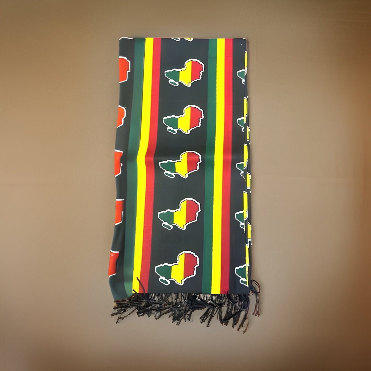 Men's African Kente Print Scarf's - Premium African Accessories from MAGOS - Just $12! Shop this and more African Accessories now 