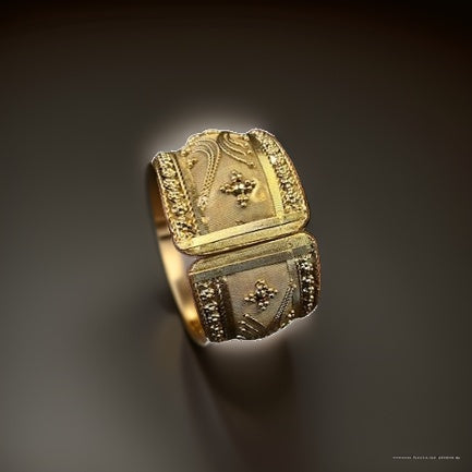 Vintage Gold Tone Cuff Bangle Bracelet - Premium Jewelry from MAGOS - Just $22! Shop this and more Jewelry now 