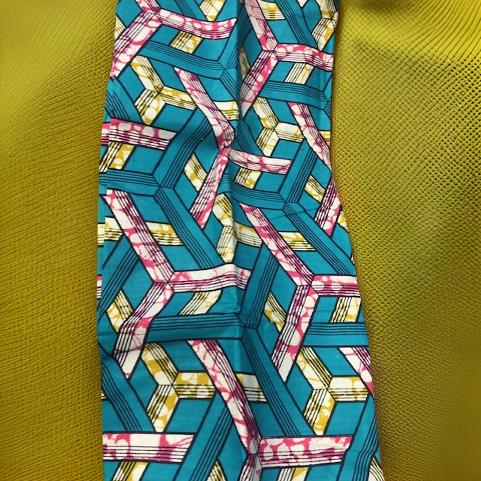 African Teal Multi-Print Headwrap