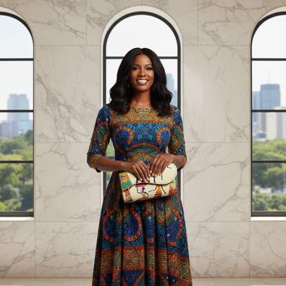 African Print Clutch Purse Collection