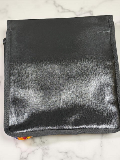 African Gye Nyame Print Crossbody Messenger Bag