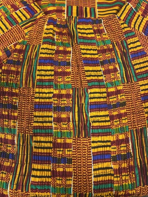African Print Mid Length Dress