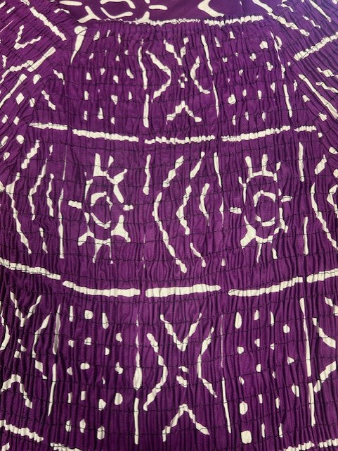 African Print Mid Length Dress